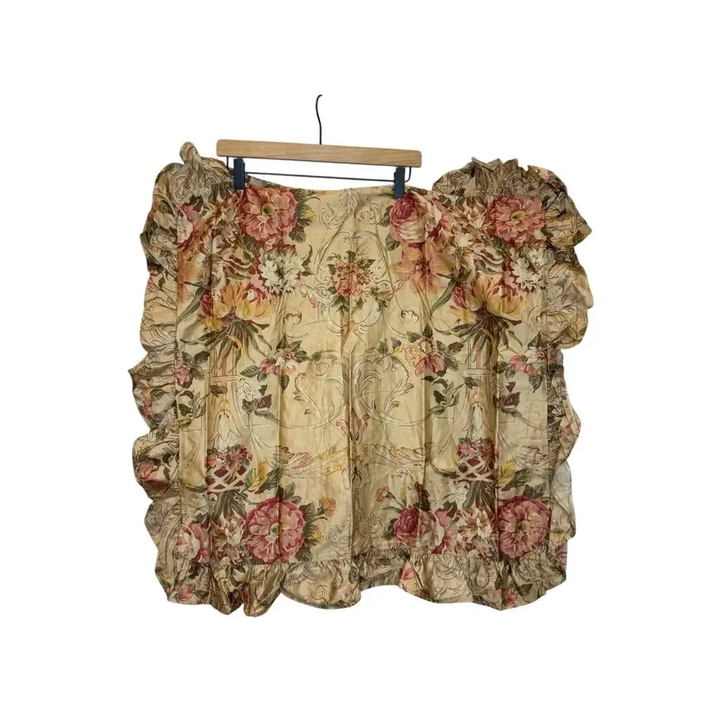 Ralph Lauren One EuropeanSham Guinevere Aragon Medieval Collection Pillow 26x26